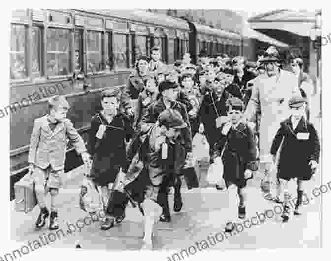 A Black And White Photo Of A Group Of Children Being Evacuated From London During World War Two Life In World War Two Britain: Living History