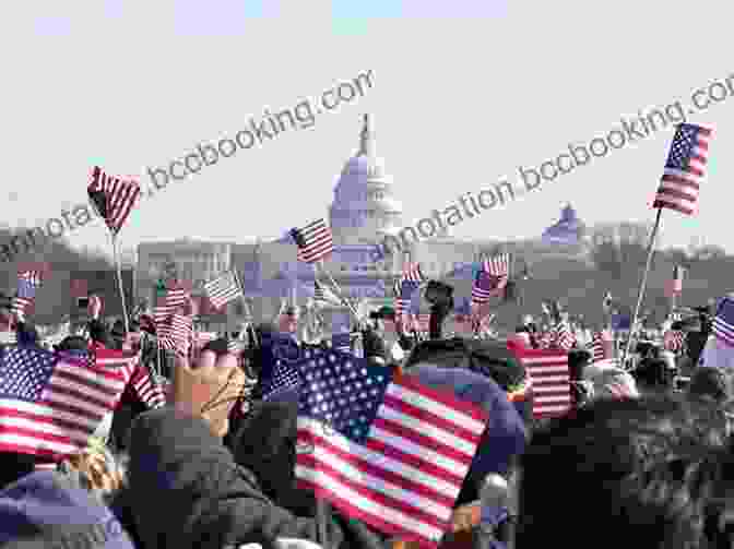 A Crowd Of People Cheering And Waving American Flags, With The Star Spangled Banner Prominently Displayed On A Float. The Star Spangled Banner (Smithsonian) Nancy R Lambert