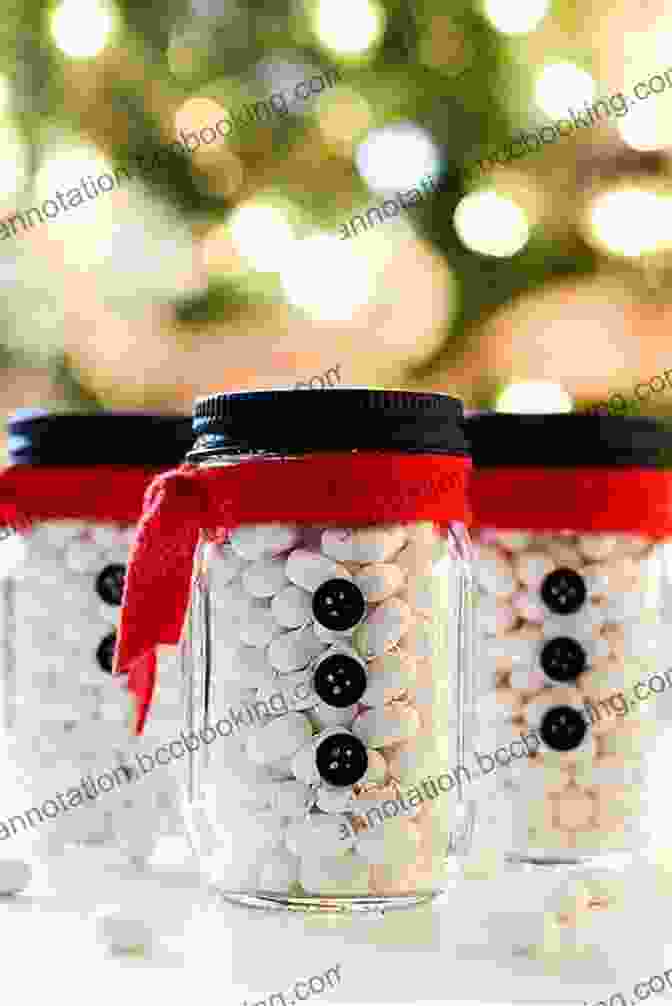 A Festive Holiday Jar Filled With Colorful Ornaments And Shimmering Snowflakes Party In A Jar: 16 Kid Friendly Jar Projects For Parties Holidays Special Occasions