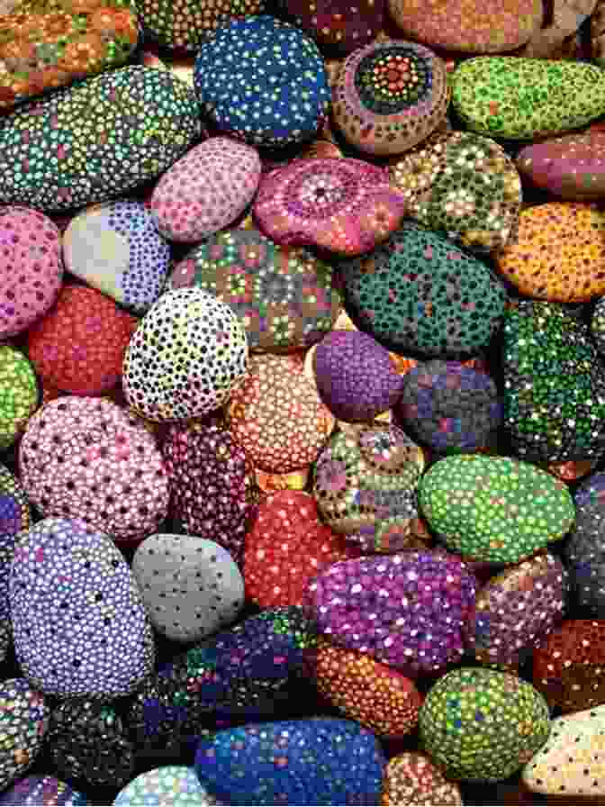 A Gallery Of Beautifully Painted Rocks, Showcasing A Diverse Array Of Styles, Designs, And Color Combinations. Rock Painting For Kids: Painting Projects For Rocks Of Any Kind You Can Find
