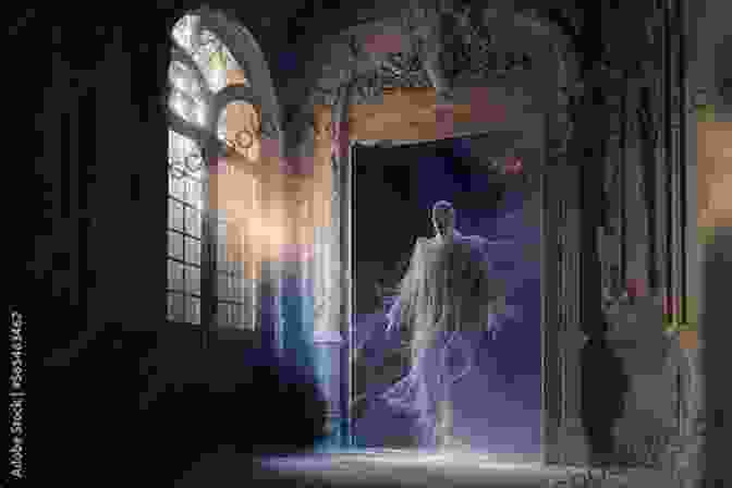 A Ghostly Figure Appears In The Mansion's Grand Staircase, Its Translucent Form Casting An Ethereal Glow The Haunting Of Bechdel Mansion (A Riveting Haunted House Mystery 1)