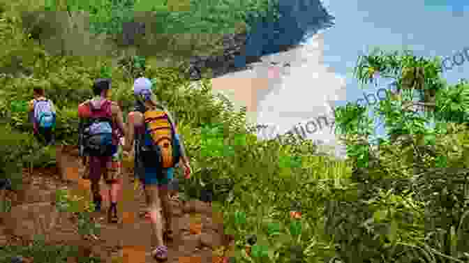 A Group Of Hikers On A Trail In Kauai Kauai Trails: Walks Strolls And Treks On The Garden Island (Kauai Trails: Walks Strolls Treks On The Garden Island)