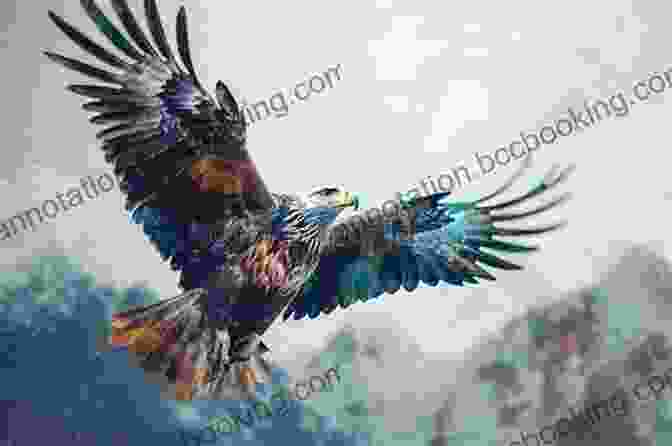 A Majestic Raptor Soaring Through A Misty Highland Landscape The Raptor Of The Highlands (The Sylvan Chronicles 3)