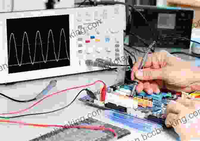 A Technician Using An Oscilloscope To Troubleshoot An Electronic Circuit Electronics For Absolute Beginners Gabriel Kline