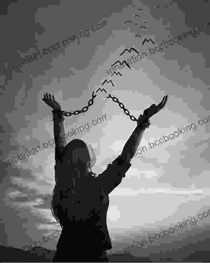 A Woman Standing Tall, Breaking Free From Chains, Symbolizing Empowerment And Self Discovery The Journey Of An Invisible Woman