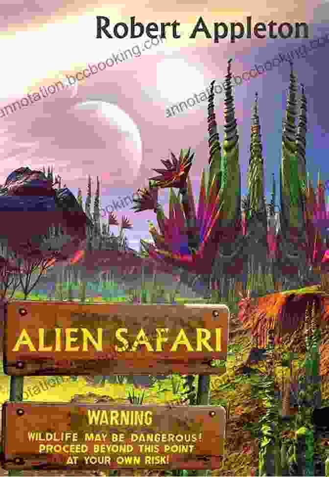 Alien Safari Book Cover Featuring A Lone Astronaut Exploring An Alien Landscape Alien Safari: 1 3 Robert Appleton