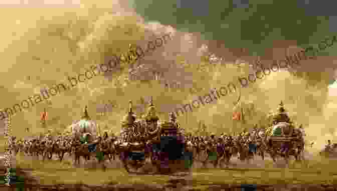 An Epic Battle Scene With Chariots And Soldiers Clashing Queen Amani Renas: Protector Of Nubia