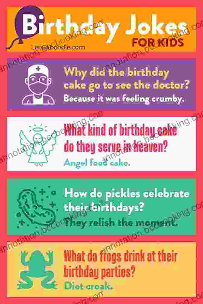 Birthday Jokes For Kids Book Cover Birthday Jokes For Kids: A Gift Of Birthday Jokes (Themed Joke 11)