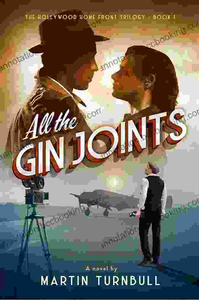 Book Cover Of 'Of All The Gin Joints,' Featuring A Dark, Rainy Cityscape With A Dimly Lit Gin Joint In The Foreground Of All The Gin Joints: Stumbling Through Hollywood History