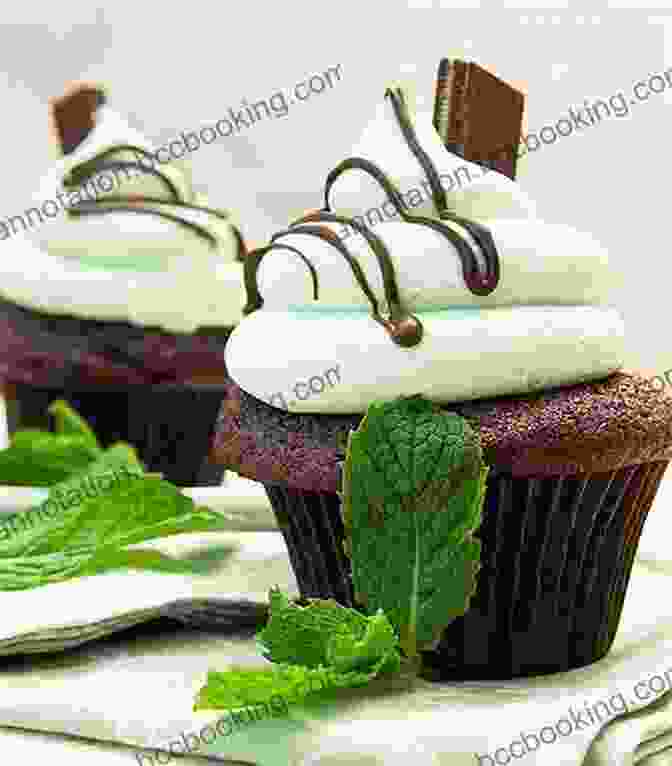 Chocolate Peppermint Cupcakes With Chocolate Ganache Christmas Cupcake Cookbook : The Joy Of Christmas Through Cupcakes Cake And Cupcake Recipes For 4 Seasons