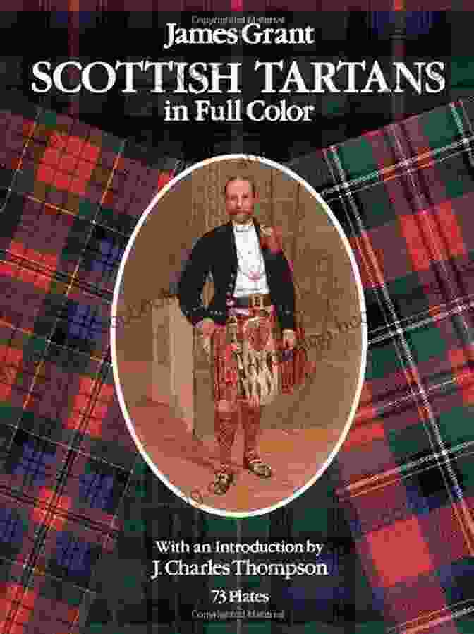 Cover Of 'Scottish Tartans In Full Color Dover Pictorial Archive' Book Scottish Tartans In Full Color (Dover Pictorial Archive)