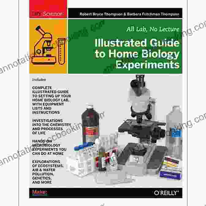 Cover Of The Book 'All Lab, No Lecture: DIY Science' Illustrated Guide To Home Chemistry Experiments: All Lab No Lecture (DIY Science)