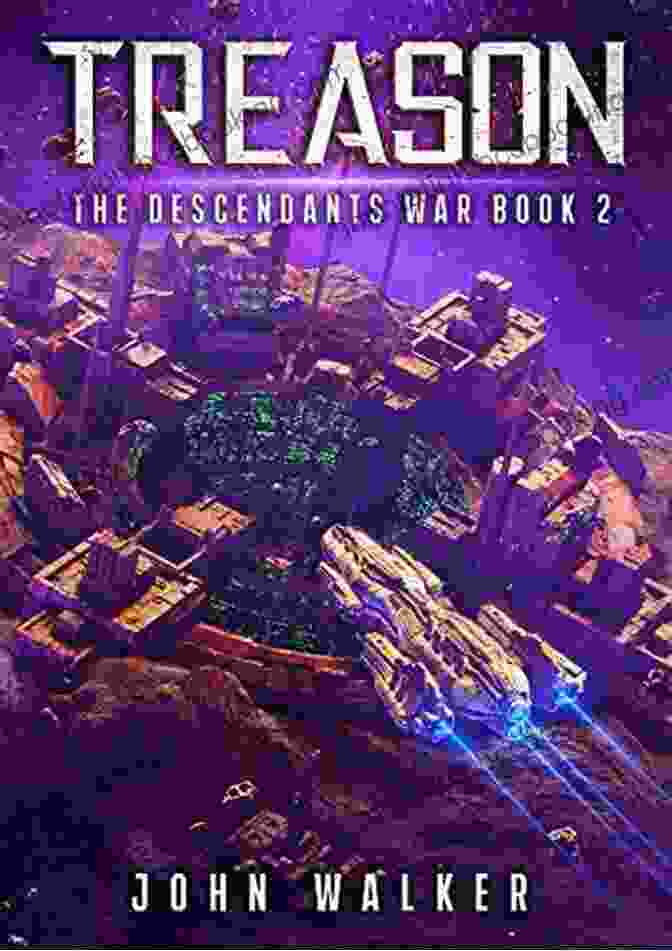 Descendants Of War Book Cover Featuring A Starship In Battle Descendant Of War: A Military Space Opera Adventure (Descendants Of War 1)