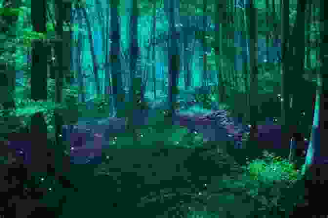Fairy Blue Light Shining Through The Forest Fairy Blue Light: An Unusual Day In Fairyland