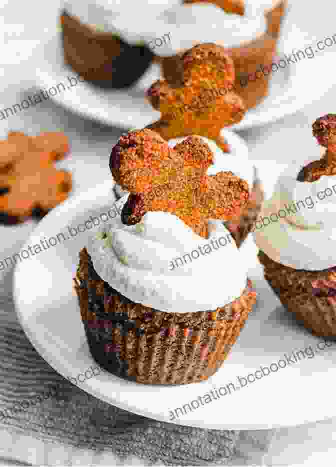 Gingerbread Cupcakes With Cream Cheese Frosting Christmas Cupcake Cookbook : The Joy Of Christmas Through Cupcakes Cake And Cupcake Recipes For 4 Seasons