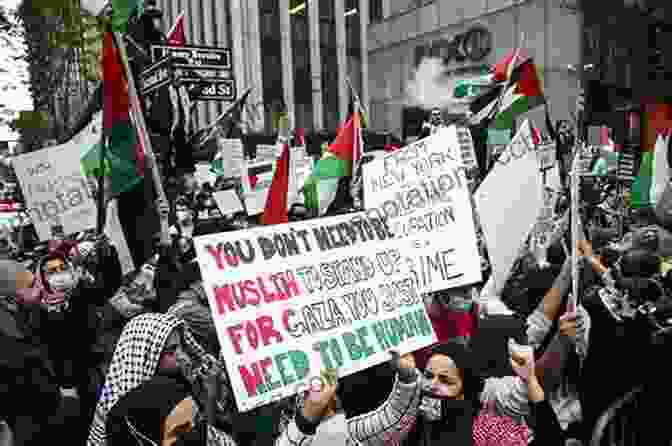 Group Of Palestinians Holding Signs Demanding Justice And Accountability The Ethnic Cleansing Of Palestine