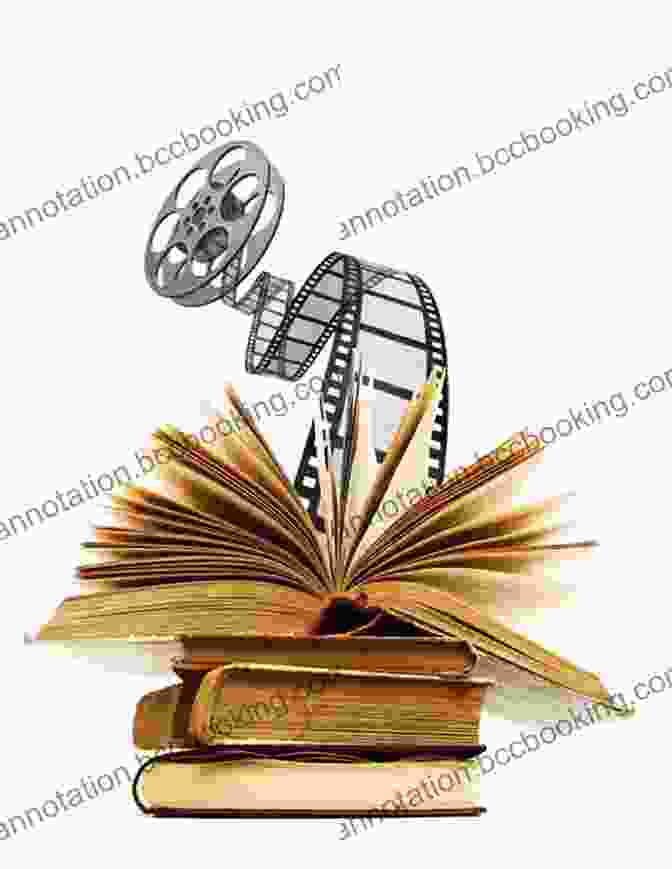 Image Representing Literary Adaptations With Books And Film Reels The Heroine S Journey: For Writers Readers And Fans Of Pop Culture