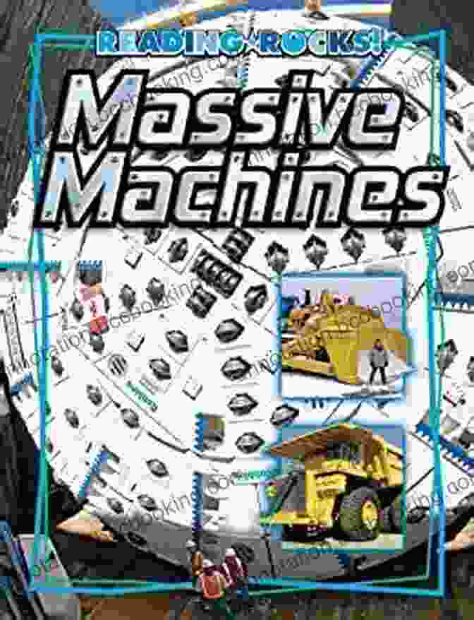 Inside Page Of Massive Machines Reading Rocks Book Featuring Bob Woods And A Construction Crane Massive Machines (Reading Rocks ) Bob Woods
