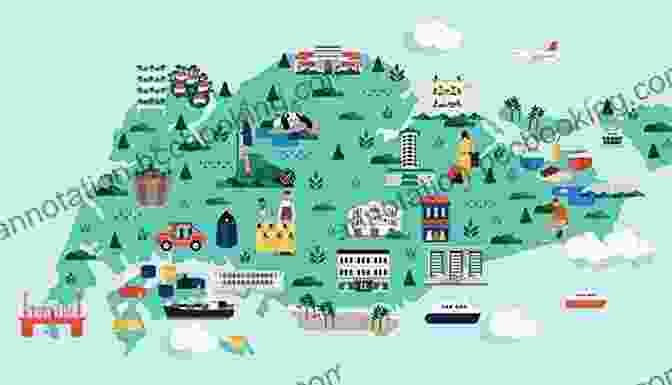 Interactive Map Of Singapore With Fun Illustrations And Stickers Singapore: Travel For Kids: The Fun Way To Discover Singapore (Travel Guide For Kids 3)