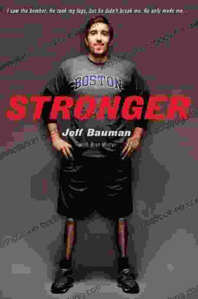 Jeff Bauman Smiling And Holding His Book, Stronger Stronger Jeff Bauman