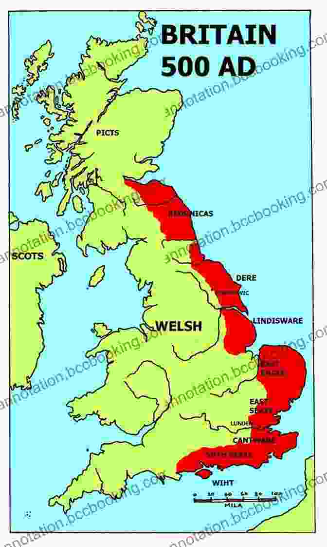 Map Of Anglo Saxon England All About The Anglo Saxons: Young Learners