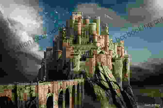 Misty Ruins Of Camelot Castle With A Vibrant Sky In The Background Ruins Of Camelot G Norman Lippert