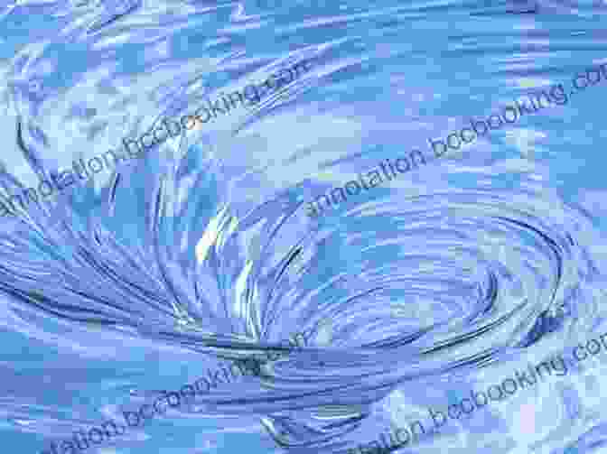 Myron Walking On Water, Surrounded By A Swirling Vortex Of Blue Water Adventure Of The Water Walker