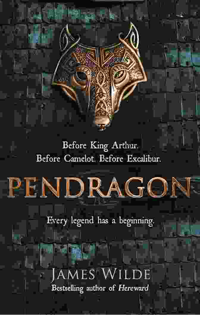 Pendragon Book Cover Featuring A Knight In Shining Armor Standing Before A Dragon PENDRAGON Joseph Ewing
