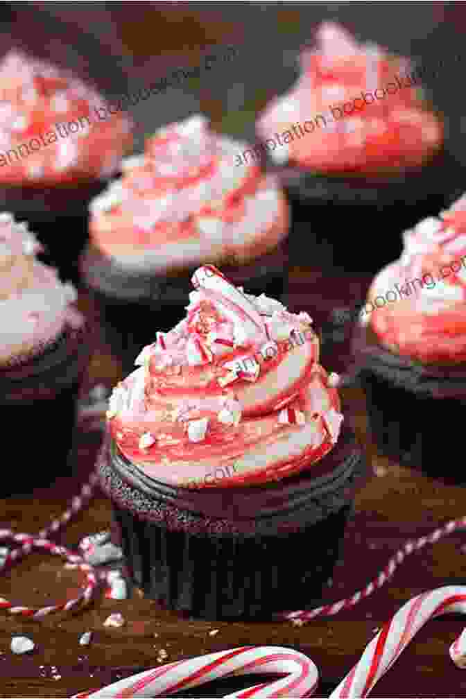 Peppermint Cupcakes With White Chocolate Ganache Christmas Cupcake Cookbook : The Joy Of Christmas Through Cupcakes Cake And Cupcake Recipes For 4 Seasons
