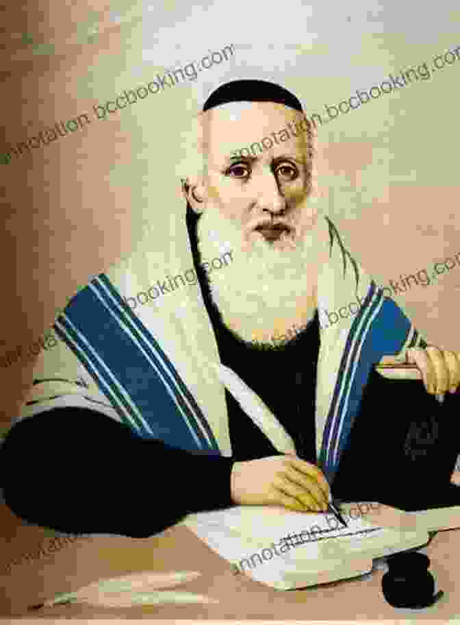 Portrait Of The Gaon Of Vilna, A Venerable Scholar With A Piercing Gaze And Flowing White Beard, Seated At A Table Amidst Piles Of Books The Gaon Of Vilna: The Man And His Image (S Mark Taper Foundation Imprint In Jewish Studies)