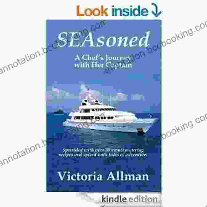 Seasoned Chef Journey With Her Captain Book Cover, Featuring A Photo Of A Woman Cooking In A Galley Kitchen On A Yacht SEAsoned: A Chef S Journey With Her Captain