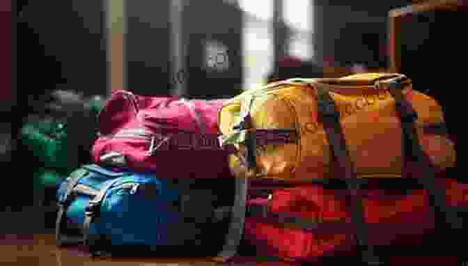 Stacked Backpacks Ready For An Adventure Sea Kayaking: The Classic Manual For Touring From Day Trips To Major Expeditions