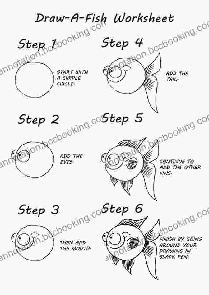 Step By Step Drawing Of A Fish HOW TO DRAW ANIMALS: A Simple Way On How To Draw Animals For Beginners