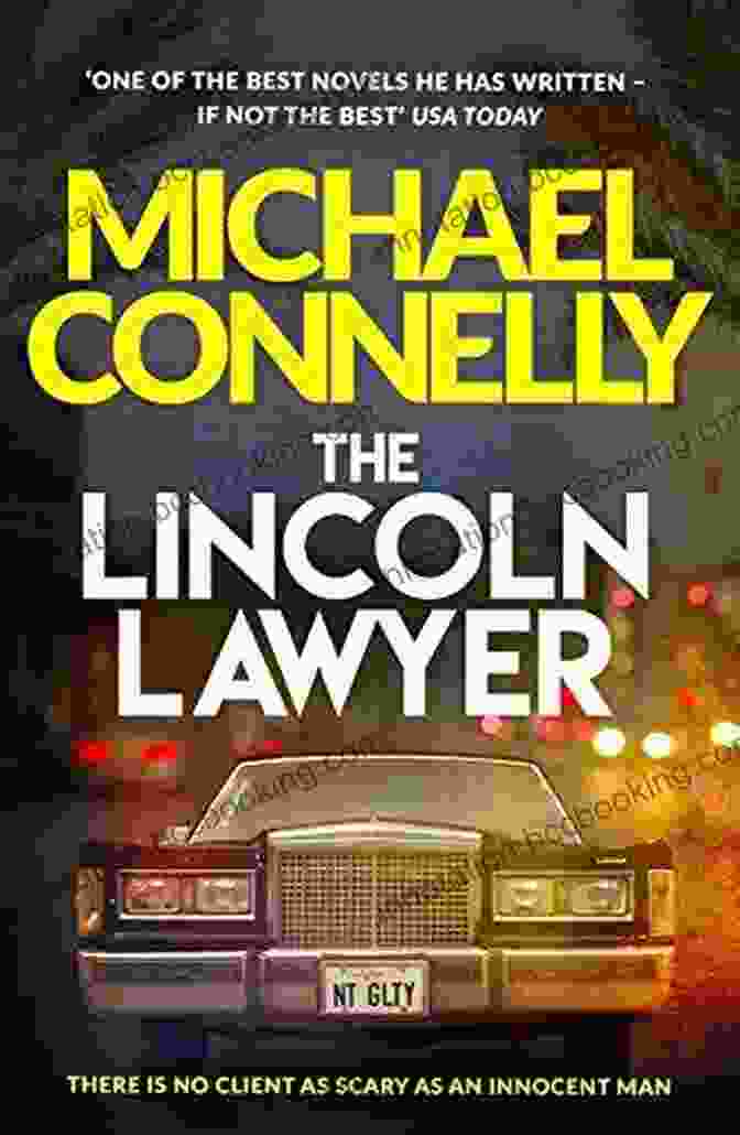 The Lincoln Lawyer Book Cover Featuring A Lincoln Town Car And The Silhouette Of Mickey Haller The Lincoln Lawyer (Mickey Haller 1)